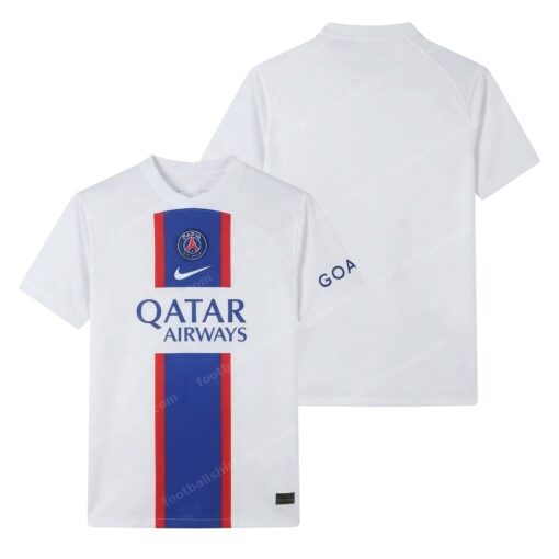 PSG Third Football Shirt 22/23 Front and Back View