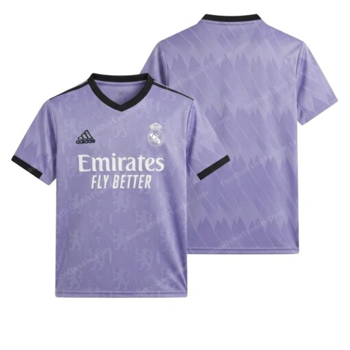 Real Madrid Away Football Shirt 22/23 Front and Back View