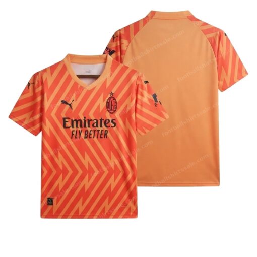 AC Milan Goalkeeper Football Shirt 23/24 Front and Back View