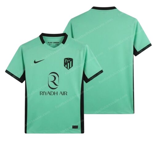 Atletico Madrid Third Football Shirt 23/24 Front and Back View