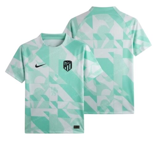 Atletico Madrid Training Football Shirt 23/24 Front and Back View