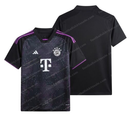 Bayern Munich Away Football Shirt 23/24 Front and Back View