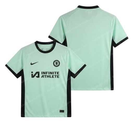 Chelsea Third Football Shirt 23/24 Front and Back View