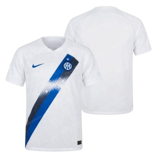 Inter Milan Away Internazionale Milan Football Shirt 23/24 Front and Back View