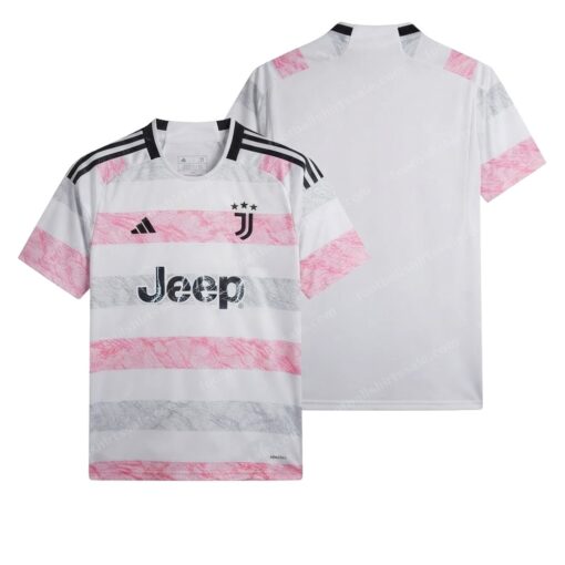 Juventus Away Football Shirt 23/24 Front and Back View