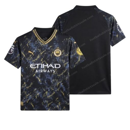 Manchester City Special Edition Football Shirt 23/24 Front and Back View