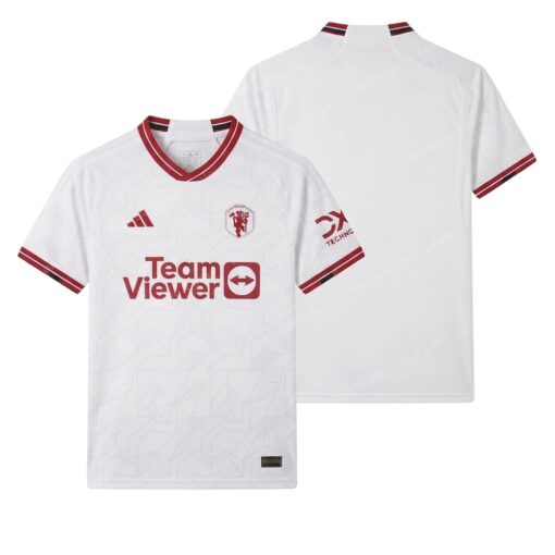 Manchester United Third Football Shirt 23/24 Front and Back View