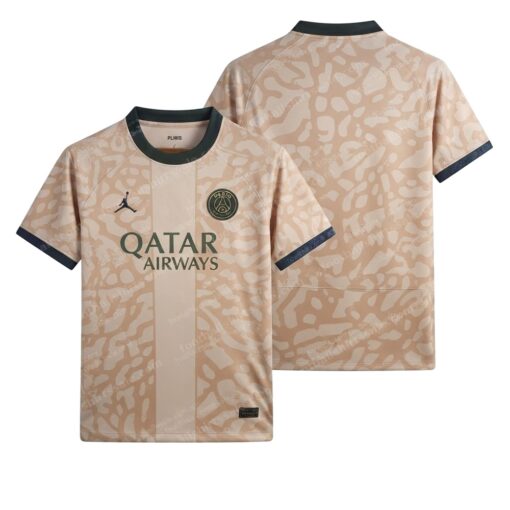 Paris Saint-Germain Fourth Football Shirt 23/24 Front and Back View