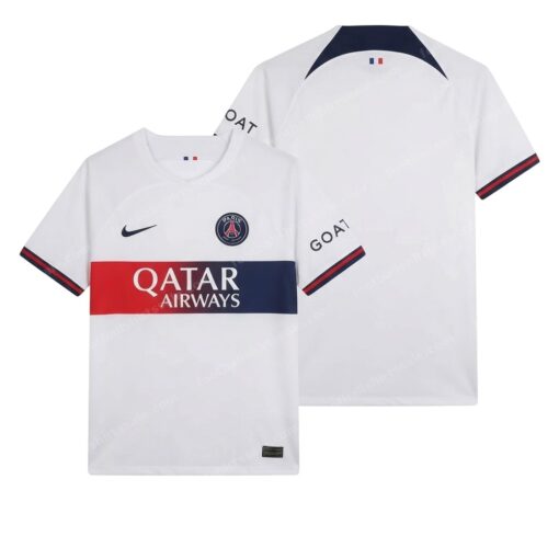 PSG Away Football Shirt 23/24 Front and Back View