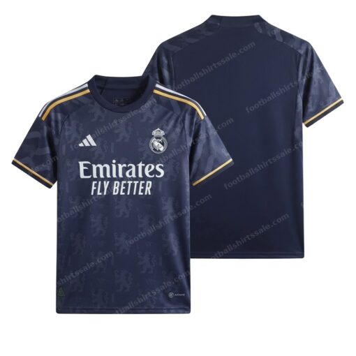 Real Madrid Away Football Shirt 23/24 Front and Back View