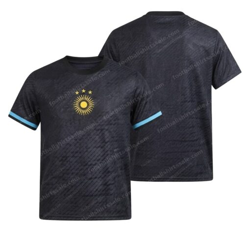 Argentina Special Edition Player Version Football Shirt 2023 Front and Back View