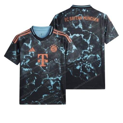 Bayern Munich Away Football Shirt 24/25 Front and Back View