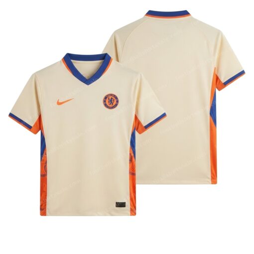 Chelsea Away Football Shirt 24/25 Front and Back View