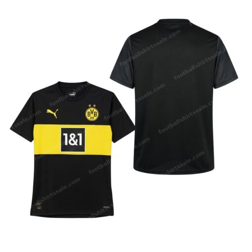 Dortmund Away Football Shirt 24/25 Front and Back View