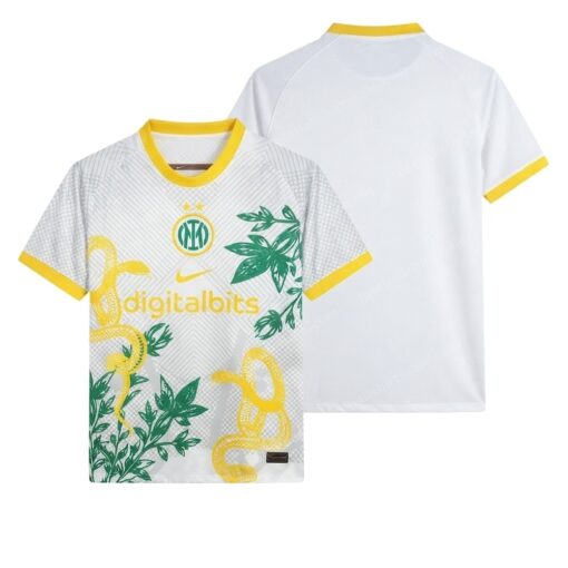 Inter Milan Dragon Jungle Special Edition Football Shirt 24/25 Front and Back View