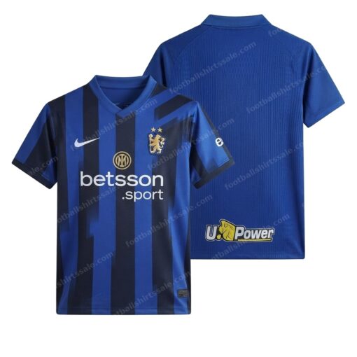 Inter Milan Home Football Shirt 24/25 Front and Back View