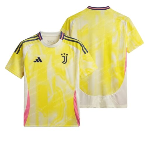 Juventus Away Football Shirt 24/25 Front and Back View
