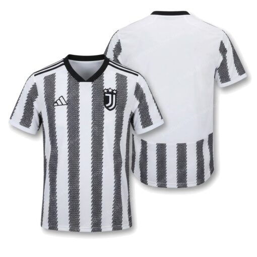 Juventus Home Football Shirt 24/25 Front and Back View
