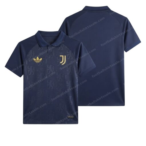 Juventus Third Football Shirt 24/25 Front and Back View