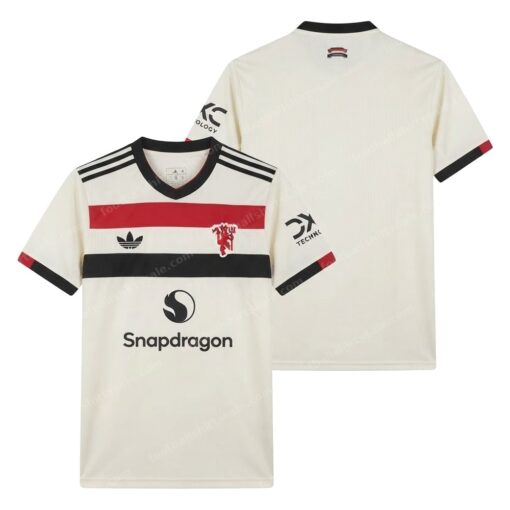 Manchester United Third Football Shirt 24/25 Front and Back View