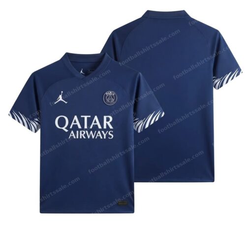 PSG Fourth Football Shirt 24/25 Front and Back View