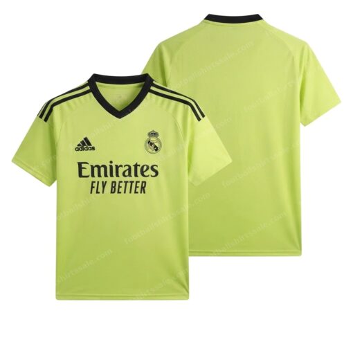 Real Madrid Goalkeeper Football Shirt 24/25 Front and Back View