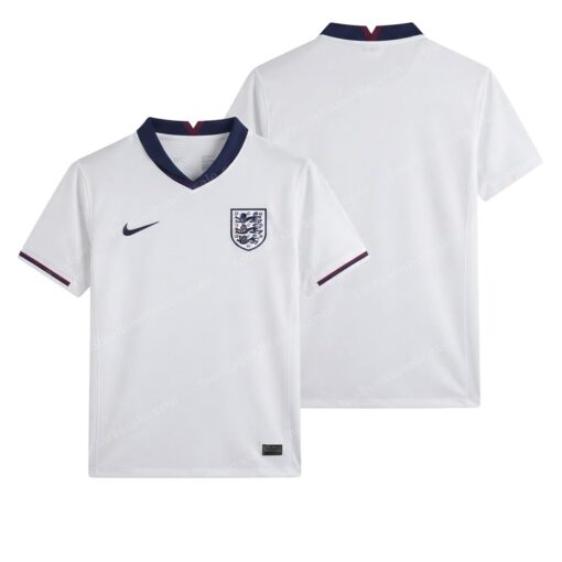 England Home Football Shirt 2024 Front and Back View