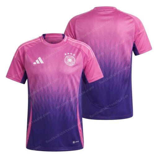 Germany Away Football Shirt 2024 Front and Back View