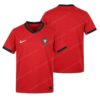 Portugal Home Football Shirt 2024 Front and Back View