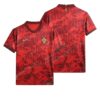 Portugal Special Edition Red Football Shirt 2024 Front and Back View