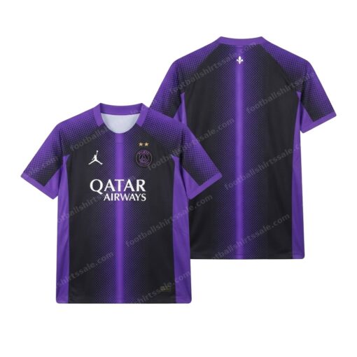 PSG 2 Stars Jedi Knight Jordan Special Football Shirt 25/26 Front and Back View