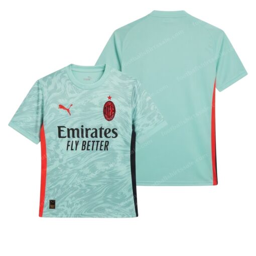AC Milan Goalkeeper Football Shirt 25/26 Front and Back View