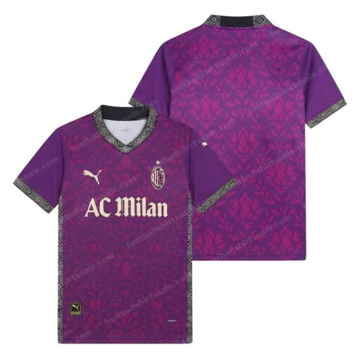 AC Milan Special Edition Football Shirt 25/26 Front and Back View