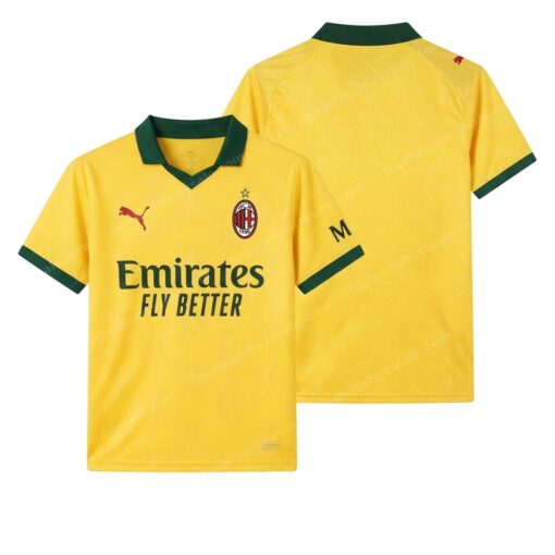 AC Milan Third Football Shirt 25/26 Front and Back View