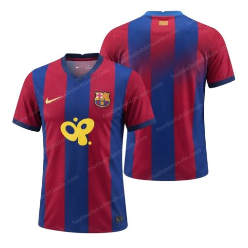 Barcelona Home X Olivia Rodrigo Player Version Football Shirt 25/26 Front and Back View