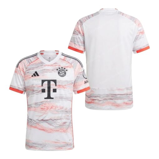Bayern Munich Away Football Shirt 25/26 Front and Back View