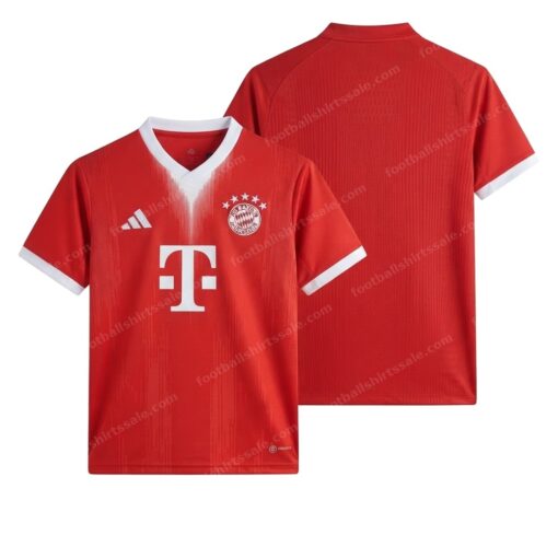 Bayern Munich Home Football Shirt 25/26 Front and Back View
