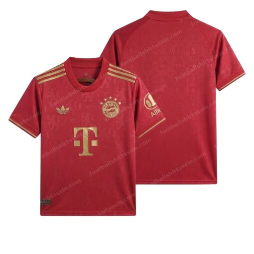 Bayern Munich 125th Anniversary Edition Football Shirt 25/26 Front and Back View