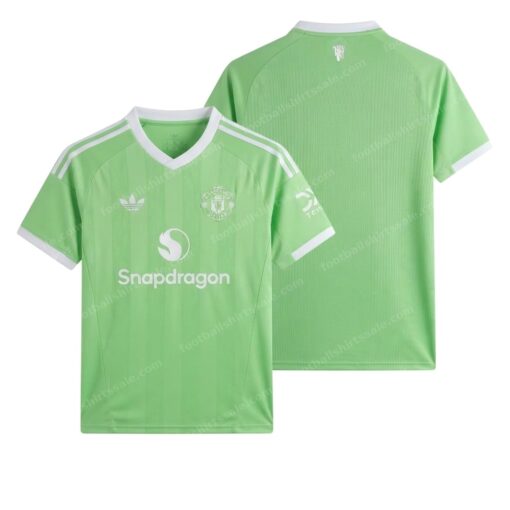 Manchester United Goalkeeper Football Shirt 25/26 Front and Back View