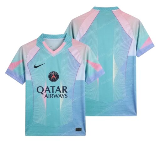 PSG Special Edition Dream Wave Football Shirt 25/26 Front and Back View