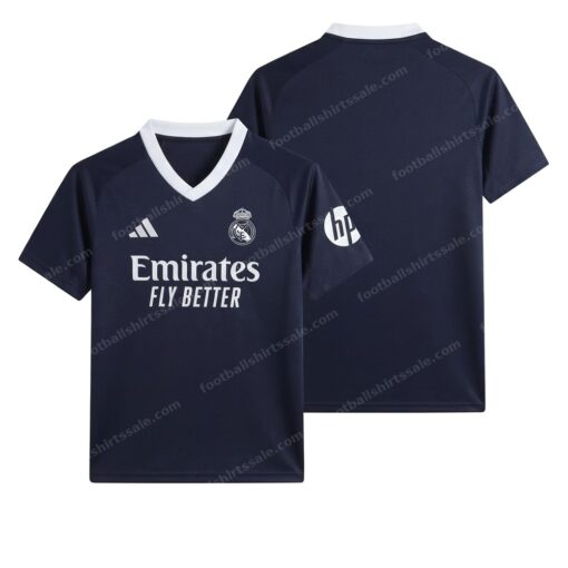 Real Madrid Away Football Shirt 25/26 Front and Back View