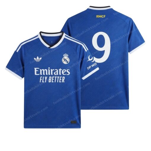 Real Madrid Third Football Shirt 25/26 Front and Back View