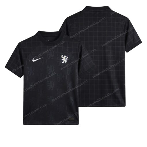 Tottenham Hotspur Away No Sponsor Football Shirt 25/26 Front and Back View