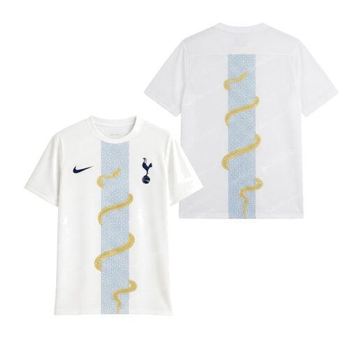 Tottenham Hotspur Pre Match Football Shirt 25/26 Front and Back View