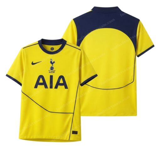 Tottenham Hotspur Third Football Shirt 25/26 Front and Back View