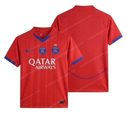 PSG Third Football Shirt 25/26 Front and Back View