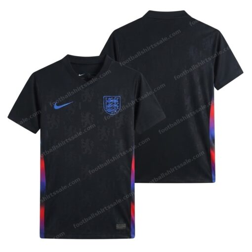 England Away Football Shirt 2025 Front and Back View