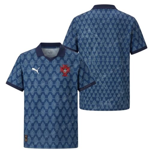 Portugal Training Wear Football Shirt 2025 Front and Back View