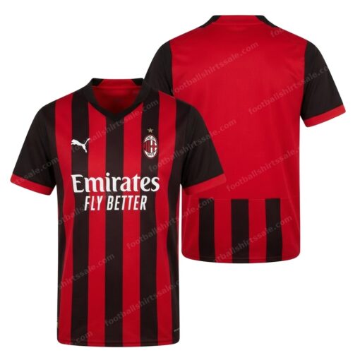 AC Milan Home Football Shirt 26/27 Front and Back View