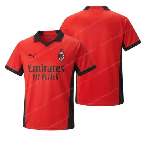 AC Milan Third X Slam Jam Football Shirt 26/27 Front and Back View